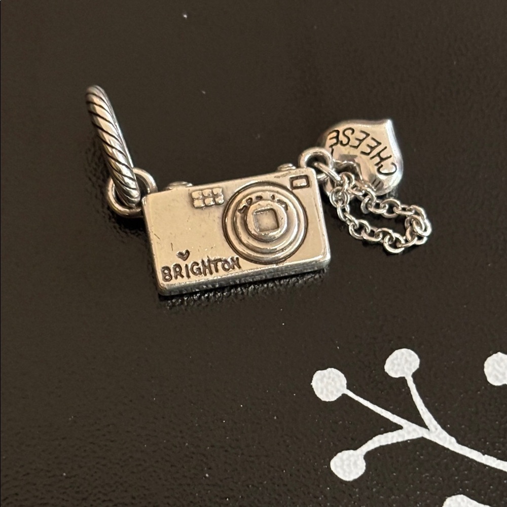 Brighton Silver Camera Pendant with Charm